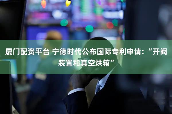厦门配资平台 宁德时代公布国际专利申请: “开阀装置和真空烘箱”